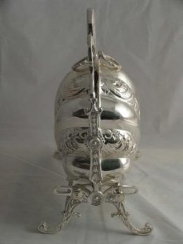 00445 Pair-2-Victorian-Silver-Shell-Shaped-Biscuit-Sweet-Container-2